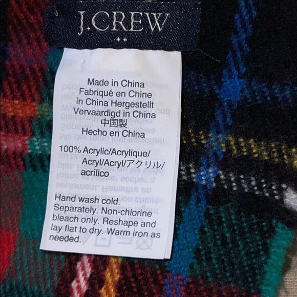 J. CREW Multicolor Blanket Scarf - Picture 5 of 5